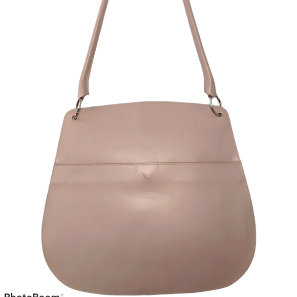 Furla Vintage Top Handle Purse Mauve Light Pink - Picture 4 of 14